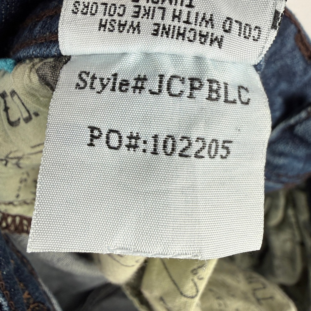 Cowgirl Tuff Co Jeans Womens 32 Blue Copper Bling Embellished Capri JCPBLC - Picture 11 of 11